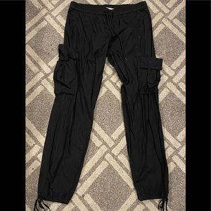 Black cargo pants